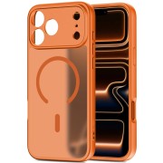 Θήκη Σιλικόνης Tech-Protect BasicMag με Magsafe για iPhone 17 Pro Max - Matte Cosmic Orange