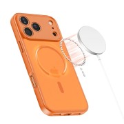 Θήκη Σιλικόνης Tech-Protect BasicMag με Magsafe για iPhone 17 Pro Max - Matte Cosmic Orange