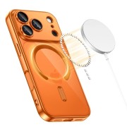 Θήκη Σιλικόνης Tech-Protect Magflex με Magsafe για Apple iPhone 17 Pro Max - Shiny Cosmic Orange