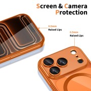 Θήκη Σιλικόνης Tech-Protect Magflex με Magsafe για Apple iPhone 17 Pro Max - Shiny Cosmic Orange
