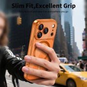 Θήκη Σιλικόνης Tech-Protect Magflex με Magsafe για Apple iPhone 17 Pro Max - Shiny Cosmic Orange