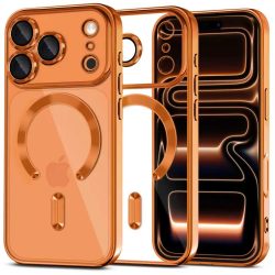 Θήκη Σιλικόνης Tech-Protect Magflex με Magsafe για Apple iPhone 17/18 Pro Max - Shiny Cosmic Orange
