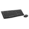 Aσύρματο Σετ Πληκτρολογίου Logitech Silent Wireless Combo MK295 GR - Black 
