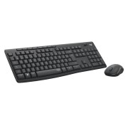 Aσύρματο Σετ Πληκτρολογίου Logitech Silent Wireless Combo MK295 GR - Black 