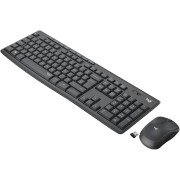 Aσύρματο Σετ Πληκτρολογίου Logitech Silent Wireless Combo MK295 GR - Black 