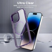 Θήκη Σιλικόνης Orso Magshine Magsafe για iPhone 14 Pro Max - Clear Purple