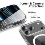 Θήκη Σιλικόνης Tech-Protect Flexair Hybrid CC με Magsafe για iPhone 17 Pro Max - Clear