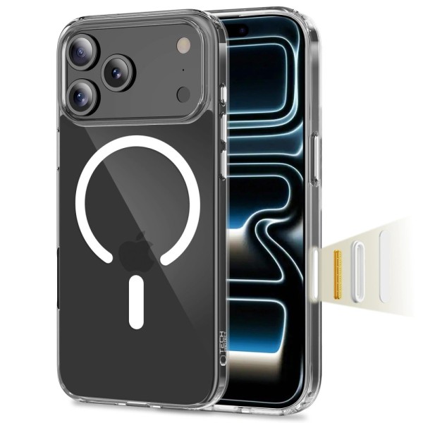 Θήκη Σιλικόνης Tech-Protect Flexair Hybrid CC με Magsafe για iPhone 17 Pro Max - Clear