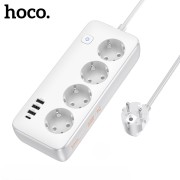Πολύπριζο Ασφαλείας Hoco AC21 9 Θέσεων  17W 250V 1.5m - Λευκό