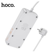Πολύπριζο Ασφαλείας Hoco AC21 9 Θέσεων  17W 250V 1.5m - Λευκό