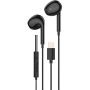 Ακουστικά Ενσύρματα Hoco DM46 In-ear Handsfree με Lightning - Black