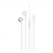 Ακουστικά Ενσύρματα Hoco M115 In-ear Handsfree με Lightning - White