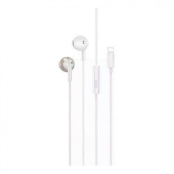 Ακουστικά Ενσύρματα Hoco M115 In-ear Handsfree με Lightning - Λευκό