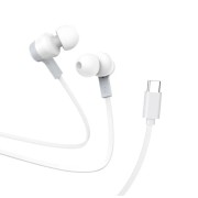 Ακουστικά Ενσύρματα Handsfree Hoco M86 In-ear Type-C - White