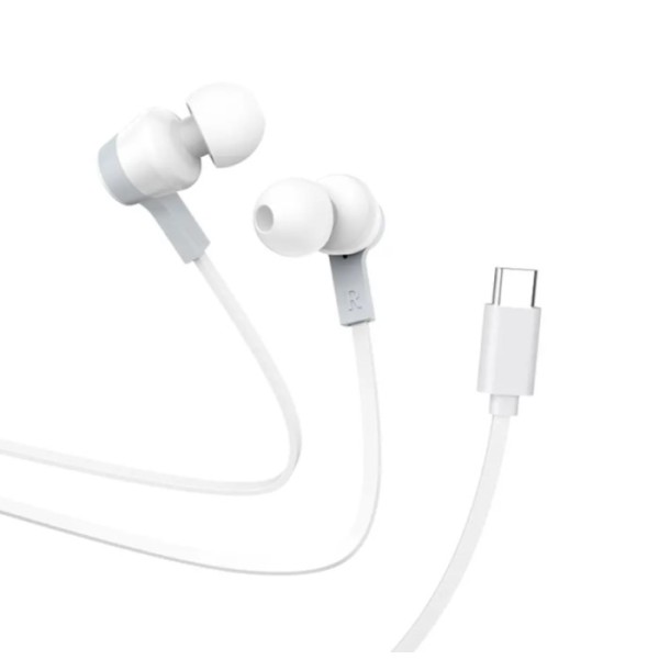 Ακουστικά Ενσύρματα Handsfree Hoco M86 In-ear Type-C - White