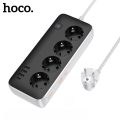 Πολύπριζο Ασφαλείας Hoco AC21 9 Θέσεων  17W 250V 1.5m - Μαύρο