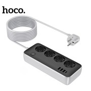 Πολύπριζο Ασφαλείας Hoco AC21 9 Θέσεων  17W 250V 1.5m - Μαύρο