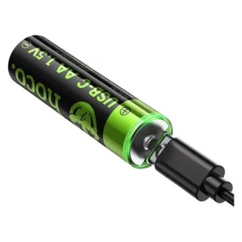 Επαναφορτιζόμενες Μπαταρίες AA Hοco JA3 Li-ion 1.5V Mε Kαλώδιο Φόρτισης USB-C - 2 Τμχ 