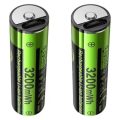 Επαναφορτιζόμενες Μπαταρίες AA Hοco JA3 Li-ion 1.5V Mε Kαλώδιο Φόρτισης USB-C - 2 Τμχ 