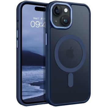 Θήκη Σιλικόνης Orso MagCase Focus MagSafe για iPhone 15 - Frosted Blue