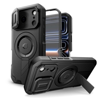 Θήκη Σιλικόνης Tech Protect Kevlar Magsafe για Apple iPhone 17 Pro - Black