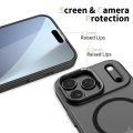 Θήκη Σιλικόνης Tech Protect Magstand Magsafe για iPhone 17 Pro Max - Matte Black