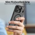 Θήκη Σιλικόνης Tech Protect Magstand Magsafe για iPhone 17 Pro Max - Matte Black