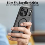 Θήκη Σιλικόνης Tech Protect Magstand Magsafe για iPhone 17 Pro Max - Matte Black