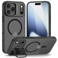 Θήκη Σιλικόνης Tech Protect Magstand Magsafe για iPhone 17 Pro Max - Matte Black