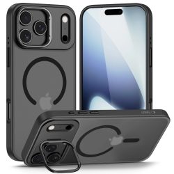 Θήκη Σιλικόνης Tech Protect Magstand Magsafe για Apple iPhone 17/18 Pro Max - Matte Black