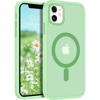 Θήκη Σιλικόνης Orso Focus Magsafe για iPhone 12/12 Pro - Spring Green