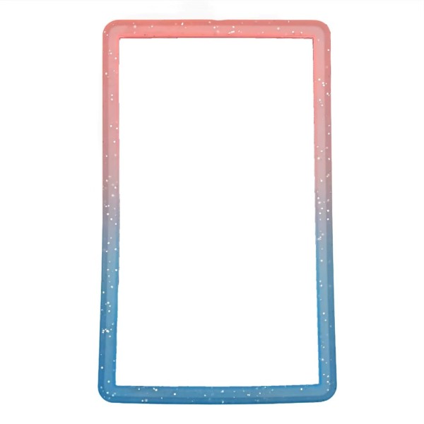 Bumper Protector TPU Σιλικόνης Για PSA Slabs –  Light Pink - Light Blue  Glitter Gradient 