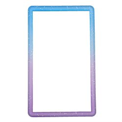 Bumper Protector TPU Σιλικόνης Για PSA Slabs – Ice Blue - Light Purple Glitter Gradient 