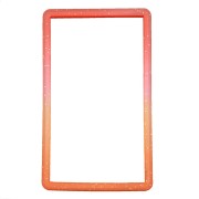 Bumper Protector TPU Σιλικόνης Για PSA Slabs – Light Red - Orange Glitter Gradient 