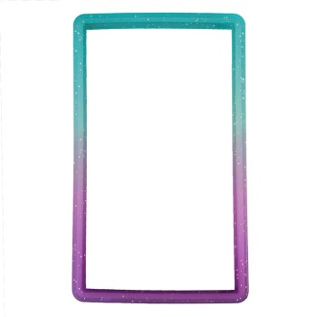Bumper Protector TPU Σιλικόνης Για PSA Slabs – Purple -  Cyan  Glitter Gradient 