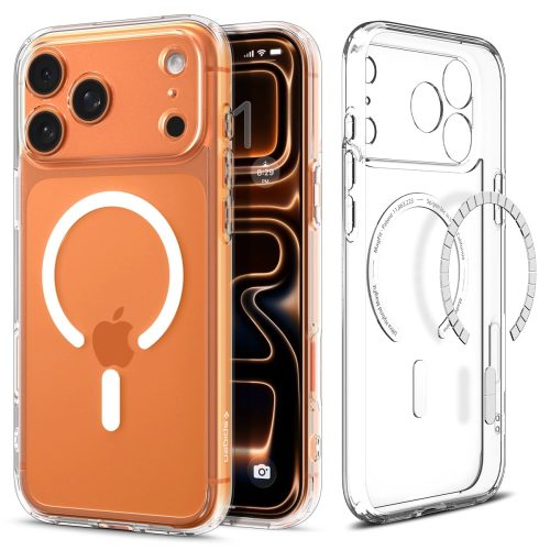 Θήκη Σιλικόνης Spigen Ultra Hybrid Magsafe για Apple iPhone 17/18 Pro Max - Clear/White