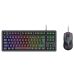 Gaming set 2 in 1 Keyboard + Mouse  Zeroground SOKI v3.0 με RGB φωτισμό
(US Layout)