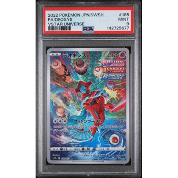 Deoxys - Pokemon VSTAR Universe - Japanese 2022 - 185/172 - PSA MINT 9 - Pokemon Graded Card
