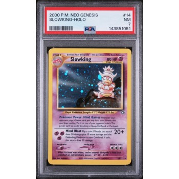 Slowking - Holo - Neo Genesis - English 2000 -  #014/111 - NM 7 - Pokemon Graded Card
