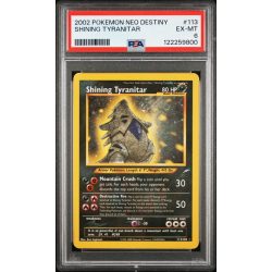 Shining Tyranitar - Neo Destiny - English 202 - #113/105 - PSA NM 6 - Pokemon Graded Card