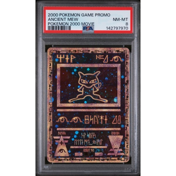 Ancient Mew -  Game Promo - English 2000 Pokemon 2000 Movie PSA NM-MT 8 - Pokemon Graded Card