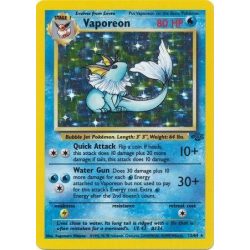 Vaporeon (Jungle 12/64) (Holo Rare) English - Good