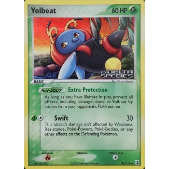 Volbeat (EX Delta Species 56) (Stamped Holo) English - Excellent