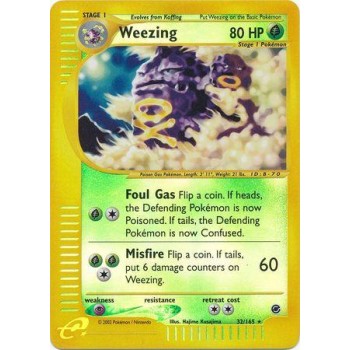 Weezing (Expedition Base Set 32/165) (Reverse Holo) English - Near Mint