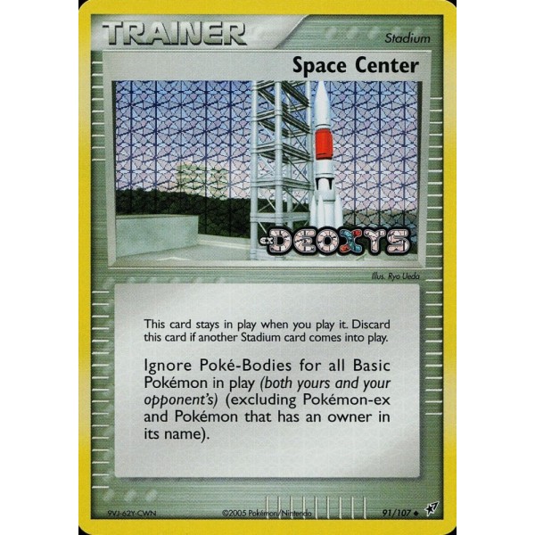 Space Center (EX Deoxys 91) (Stamped Holo) English - Excellent
