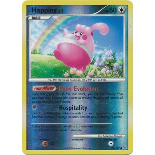 Happiny Lv.5 (Platinum 76/127) (Reverse Holo) English - Excellent