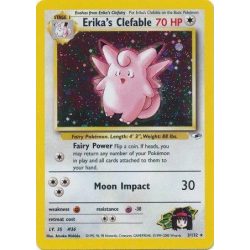 Erika”s Clefable (Gym Heroes 3/132) (Holo Rare) English - Near Mint