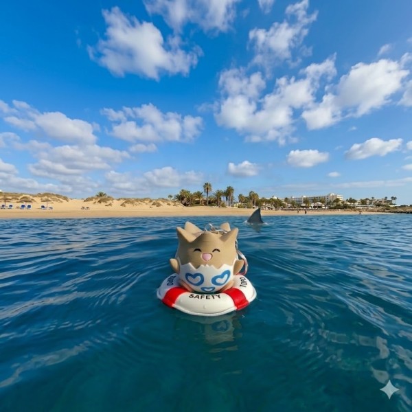 Pokémon 3D Printed Keychain - Togepi  (Male Blue Heart)