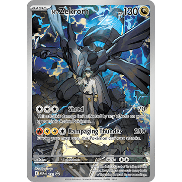 N”s Zekrom (MEP Black Star Promos 031) (Promo) Pokemon Center Stamped English - Near Mint