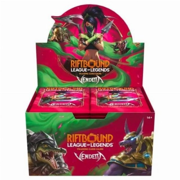 League of Legends: Riftbound  TCG - Vendetta Booster Box (24 Boosters)